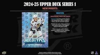 2024-2025 Upper Deck Series One Hockey NHL Trading Card Blaster Box (1 Young Guns Rookie Card and 1 Blaster Exclusive Green Dazzler Card! Per Box) - Image 7