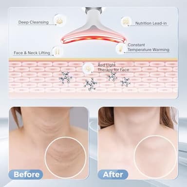 MCSYPOAL 7-in-1 Deplux Face Neck Massager for Skin Care at Home, Facial Massager Glossy Black - Image 4