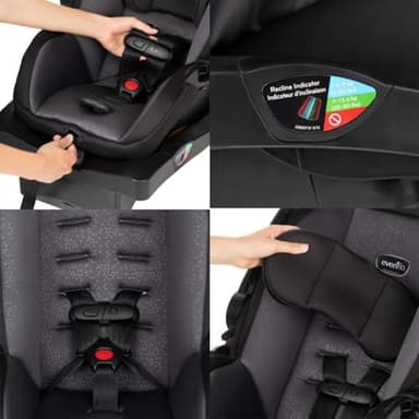 Evenflo LiteMax 30 Infant Car Seat (Knoxville Gray) - Image 6