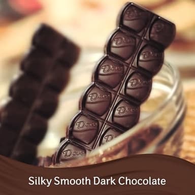 DOVE Dark Chocolate Candy Bars, Full Size Candy Bars, Suitable for Snacking, Parties, and Gift Baskets, 1.44 oz (Pack of 18) - Image 2