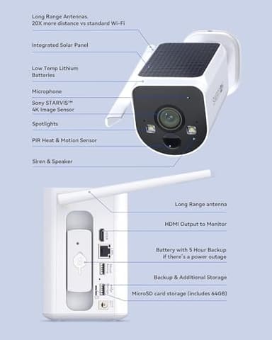 Swann MaxRanger 4K Wireless NVR Security System 2-Cameras, Solar Panels, Longest Range Wi-Fi Outdoor, Person Vehicle Detection, Color Night Vision, Wire Free, Local Storage, No Monthly Fee (Renewed) - Image 5