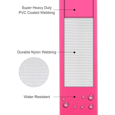 Wolfone 40ft Pink Long Leash - Waterproof Training Dog Leash for Recall, Swimming, Camping, Beach, Hunting, Walking - Image 3