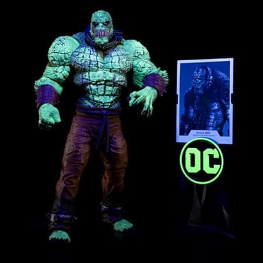 McFarlane Toys - DC Multiverse Killer Croc (Batman: Arkham Asylum) Glow in The Dark Edition Mega Figure Gold Label, Amazon Exclusive - Image 3