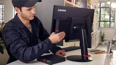 Lenovo ThinkCentre Mini Desktop Computer| AMD Dual-Core Processor| Dual-Display Support| Wi-Fi, Bluetooth, USB, RJ-45| Windows 11 Pro| for All-Around Use (Dpi Only, 16GB RAM | 256GB SSD) - Image 3