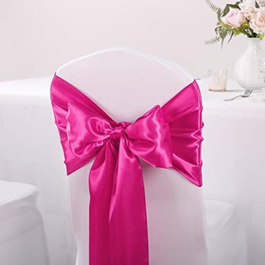 5-Pack Satin Table Runner Fuchsia 12 x 108 inches Long, Table Runners for Wedding, Birthday Parties, Banquets Decorations(5 Pack, 12x108 Inch, Fuchsia) - Image 7