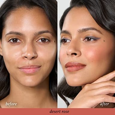 Julep Skip The Brush Cream to Powder Blush Stick - Desert Rose - Blendable and Buildable Color - 2-in-1 Blush and Lip Makeup Stick - Image 6