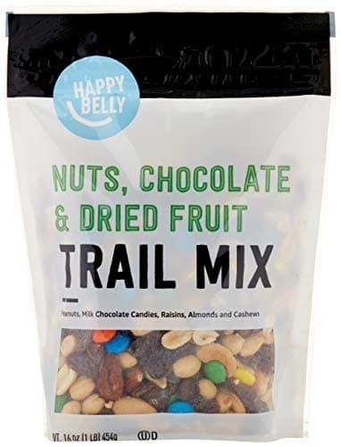 Amazon Brand - Happy Belly Nuts, Chocolate & Dried Fruit, Trail Mix, 1 pound (Pack of 1) - Image 1