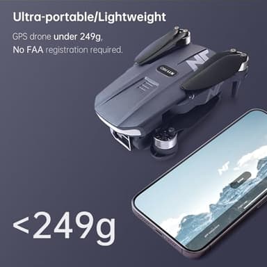 NAFYRE N11 PRO GPS Drone with Camera for Adults 4K UHD, 90 Min Long Flight Time, Long Control Range, Auto Return, Follow Me, Brushless Motor, 5G FPV RC Quadcopter for Beginners - Image 2