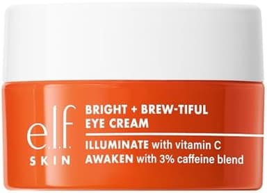 e.l.f. SKIN Bright + Brew-tiful Eye Cream, Helps Brighten Appearance Of Undereye Dark Circles & Repair Puffiness, Vegan & Cruelty-Free - Image 3
