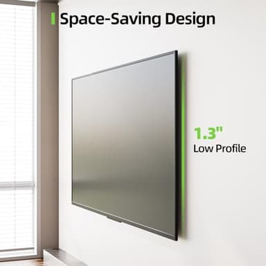 USX MOUNT Heavy Duty Fixed TV Wall Mount for 65-100 inch Flat TVs, Max Load 200 Lbs, Low Profile Bracket Fits 16" 18" 24" 32 inch Stud Spacing, Max VESA 800x600mm for Most 65 75 85 86 90 98 100 TVs - Image 3