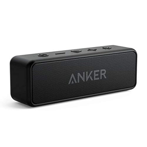 Anker Soundcore 2 Portable Bluetooth Speaker with Stereo Sound, Bluetooth 5, Bassup, IPX7 Waterproof, 24-Hour Playtime, Wireless Stereo Pairing, Speaker for Home, Outdoors, Travel - Image 1