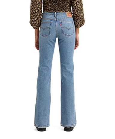 Levi's Women's Superlow Boot Jeans, (New) Medium Indigo Destructed, 26 - Image 3