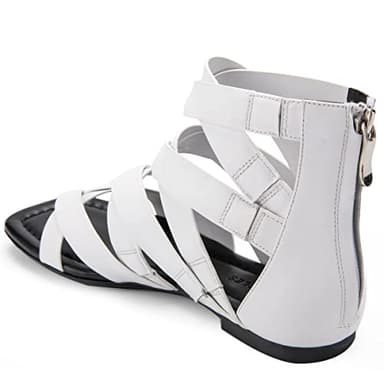 Aerosoles Women's Harper Flat Sandal, White Leather, 11 - Image 11