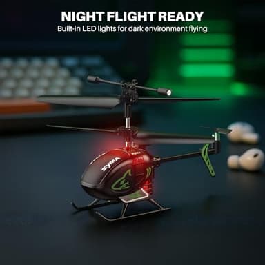 SYMA S100 Mini RC Helicopter with Gyro Stabilizer, Altitude Hold, 3.5 Channel, 5-7 Min Flight Time, Remote Control Helicopter Toy for Boys and Girls - Image 8