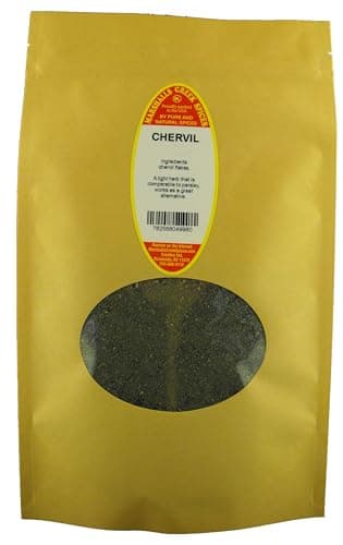 Marshalls Creek Spices Chervil 3 ounce XL ECO Friendly Kraft Stand-up Pouch. Premium Quailty - Image 1