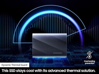 SAMSUNG T9 Portable SSD 4TB, USB 3.2 Gen 2x2 External Solid State Drive, Seq. Read Speeds Up to 2,000MB/s for Gaming, Students and Professionals,MU-PG4T0B/AM, Black (pack of 1) - Image 4