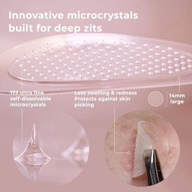 OMMA Korean Microdart Acne Patch, Cystic Acne Treatment, Micropoint Pimple Patches for Face for Early-Stage Painful Zits, Salicylic Acid & Tea Tree - 14 mm Zit Stickers (18 Count) - Image 5