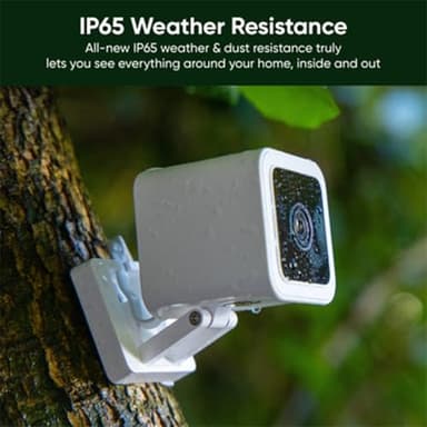 WYZE Cam v3, 1080P HD WiFi Wired Indoor/Outdoor Home Security Camera, Pet/Baby Monitor, Color Night Vision, 2-Way Audio, MicroSD Card Slot, Compatible with Alexa & Google - White - Image 2