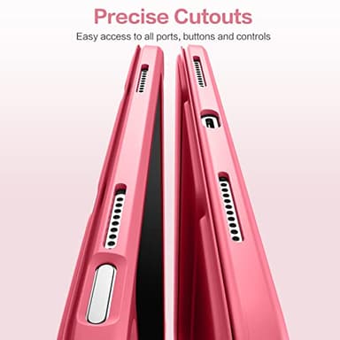 Wenlaty Compatible with iPad (A16) 11th Generation Case 11 Inch 2025, for iPad 10th Generation Case 10.9 Inch 2022 with Pencil Holder, Trifold Stand Protective Cover, Auto Wake/Sleep, Watermelon Pink - Image 8