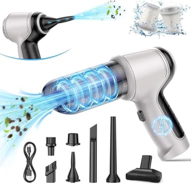 IHE Car Vacuum Cleaner, 15000Pa Handheld Cordless Rechargeable Wet & Dry Vacuum, 120W High Power for Car, Pet, Home, Office Cleaning, Washable HEPA Filter, Multi-Nozzles 01 - Image 8