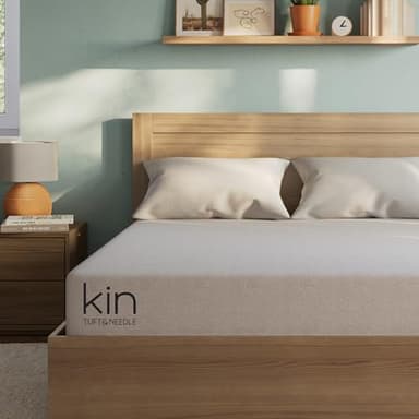 Kin By Tuft & Needle Medium Firm 10" Twin Adaptive Foam Mattress in a Box, Cooling Pressure Relief, Balanced Support, 100 Night Trial, Fiberglass-Free, CertiPUR-US, 10-Year Limited Warranty - Image 1