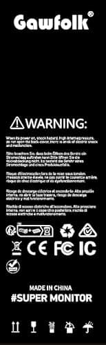 Gawfolk Gaming Monitor 34 inch IPS 120Hz, Ultrawide PC Screen 2560×1080P Ultra-Thin Zero Frame Computer Display for Home Office Business, DP, HDMI, Wall-Mounted, Black - Image 13