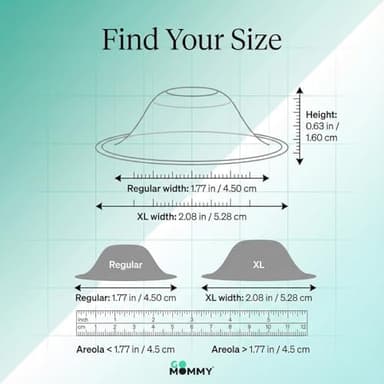 Silver Nipple Shields for Breastfeeding Newborn & A Breastfeeding Essential by Go Mommy - 925 Silver Nursing Cups for Sore Nipple Relief, Protects & Heals Cracked Nipples - Image 5