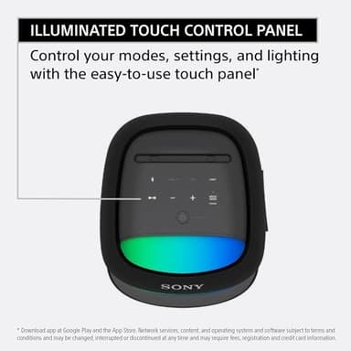 Sony SRS-XV500 Portable Bluetooth Karaoke Party Speaker & Karaoke Machine, 25-Hour Battery, Splash Resistant, Ambient Lights - Image 4