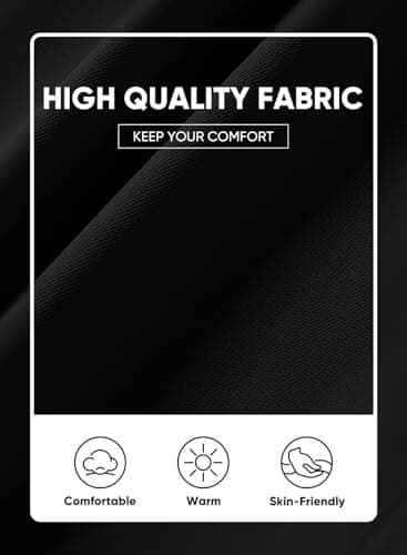 JMIERR Sweatpants Men Loose Fit Casual Lounge Fall Essentials Travel Drawstring Elastic Waist Wide Leg Tapered Parachute Pants Y2K Hip Hop Baggy Joggers,M,Black - Image 7