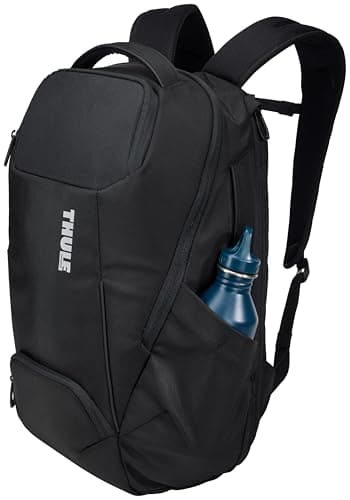 Thule Accent Laptop Backpack New - Fits MacBook - Hardshell Protective Compartment - Quick Access Front Pocket - Side Zipper Pocket - 100% Recycled Fabric - Hidden Back Pocket - Image 10