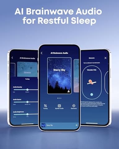 soundcore Sleep A30 by Anker Sleep Earbuds, Smart Active Noise Cancelling Sleep Headphones, Adaptive Snore-Masking System, Ultra-Comfort for Side Sleepers, 45H Playtime - Image 5