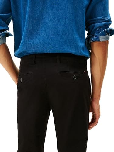 Tommy Hilfiger Men's Chino Pants Custom Fit, Deep Knit Black 30x38 - Image 2