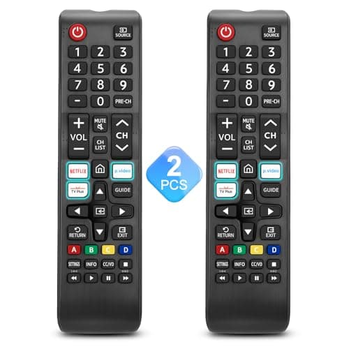 【Pack of 2】 Universal for Samsung-TV-Remote-Control Replacement,Compatible with All Samsung Smart Frame QLED LED 7 Series TVs - Image 1