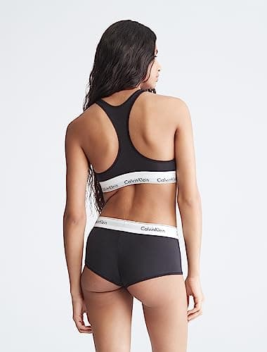 Calvin Klein Women's Modern Cotton Short, Black, Large - Image 3
