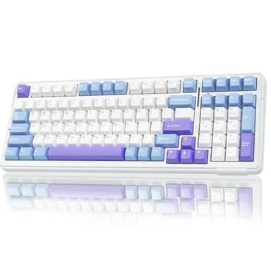 AULA F99 Wireless Mechanical Keyboard,Tri-Mode BT5.0/2.4GHz/USB-C Hot Swappable Custom Keyboard,Pre-lubed Linear Switches,Gasket Structure,RGB Backlit Gaming Keyboard for PC/Tablet/Xbox/PS4/PS5 - Image 1
