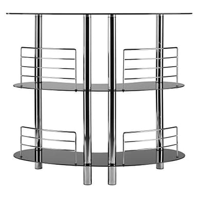 Winsome Martini Wine Storage, Black/Metal - Image 5