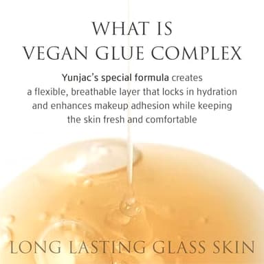 YUNJAC YUNJAC Skin Perfecting Protective Base Prep (1.35 fl oz) - Grip Primer, Skin Perfecting Korean Makeup Base. Silicone Free Serum texture Base for Glowing and Long-Lasting Makeup - Image 5