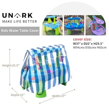 UNARK Water Table Cover Toddler Outdoor Toys for Toddlers 1-3, Outdoor Toys Water Table Accessories (Cover Only) - Image 2