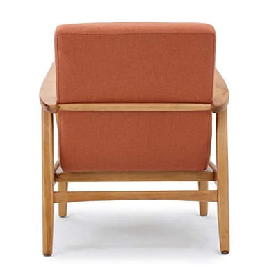 Christopher Knight Home Brayden Fabric Club Chair, Orange 28.25D x 25.25W x 31.25H in - Image 8