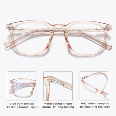 EYECEDAR 3-Pack Reading Glasses for Women Blue Light Blocking Eye Glasses Eyeglasses Readers for Women 2.0 - Image 4