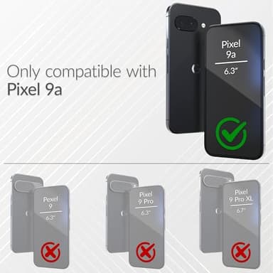 Crave Dual Guard Compatible with Google Pixel 9a Case, Shockproof Protection Dual Layer Case for Google Pixel 9a - Forest Green - Image 2