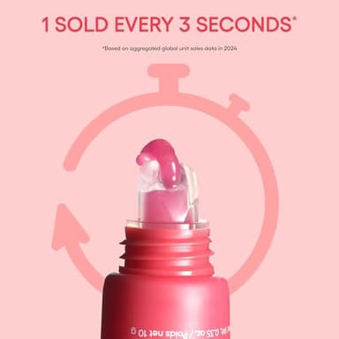 LANEIGE Lip Glowy Balm, Grapefruit: Sheer Tinted Lip Moisturizer with Shea Butter, for Hydrating Shine & Soft Lips - Image 8