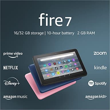 Like-New Amazon Fire 7 tablet (newest model) 7” display, read and watch, under $60 with 10-hour battery life, 16 GB, Denim - Image 7