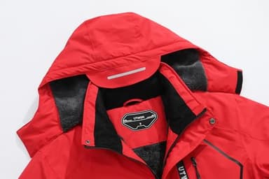 UTWGN Men's Ski Jacket Winter Warm Snow Coat Waterproof Windbreaker Hooded Work Outerwear Snowboarding Jackets - Image 5