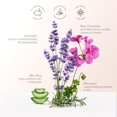 Organic Works Daily Hydration Hand and Body Lotion - Enriched with Vitamin E, Cocoa Butter Lotion for Skin Hydration - Lavender - 10.14 oz - Image 4