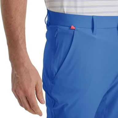 M MAELREG Mens Golf Pants Dry Fit Flat Front Pockets Lightweight Slim Fit Water-Resistant Casual Mens Dress Pants Blue - Image 5