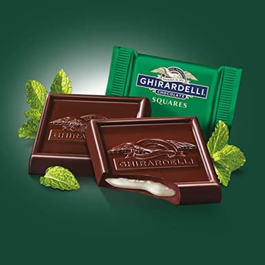 GHIRARDELLI Dark Chocolate Mint Squares, 5.32 Oz Bag (Pack of 6) - Image 2
