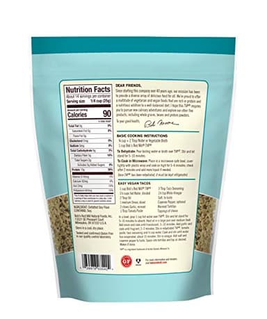 Bob's Red Mill TVP, 12oz (Pack of 4) - Vegan, Made in USA, Unflavored, Kosher - Image 2