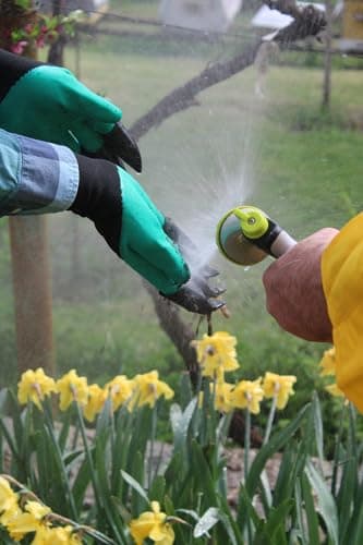 HHSZZY Gardening Gloves with Claws, Waterproof, Breathable, for Digging Planting, Puncture Resistant, Best Gifts for Women. (Green) - Image 7