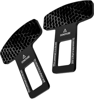 enttgo 2 Pack (Black) Belt Pads, Universal Car Accessories,Comfortable and Convenient fo You and Your Family - Image 1